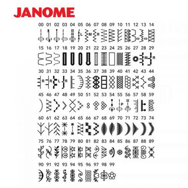 Janome-DC6100-stitchs 1