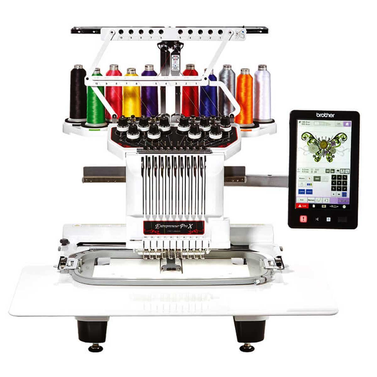 Brother PR1050x 10-Needle Commercial Embroidery Machine | Sewing ...